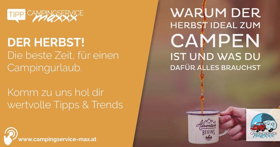Campingservice Maxxx, Tipps Camping im Herbst